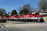 RFCC 3817 leads train RF01 into Glenwood Yard